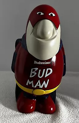 Vintage Collectors Edition 1989 Budweiser BudMan Ceramic Beer Stein 8  Tall • $40