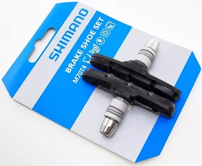 $12.45 • Buy Shimano M70T4 V-Brake Shoe Set & Nut For BR-M760/M580/M570/M530, 1 Pair
