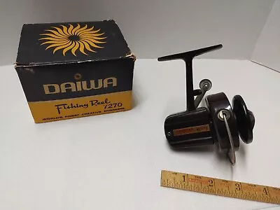 Vintage Daiwa Corp. California No.7270 Spinning Reel With Box Gardena Ca. • $15.95