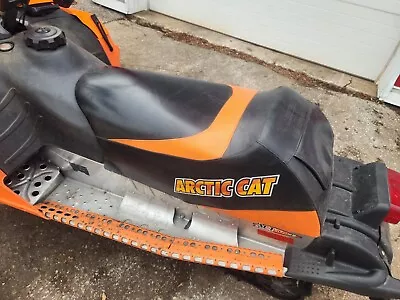 $259.99 • Buy 03 04 05 2006 Arctic Cat Firecat F7 700 Seat Orange F6 SABERCAT F5 