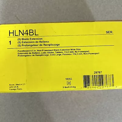 Square D Hln4bl Box Of (5) Blank Extensions- New • $65