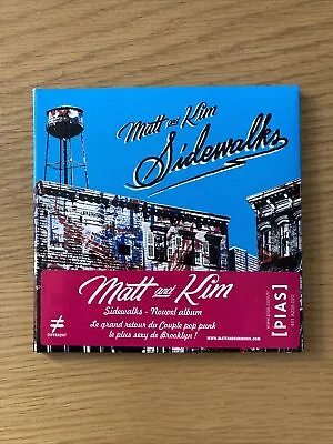 Matt And Kim Sidewalks CD Album French Sticker • $6.32