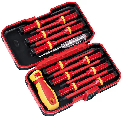 13PC 1000V Magnetic Insulated Electrician Screwdriver Set VDE-GS DIY Tool Kit • $29.59