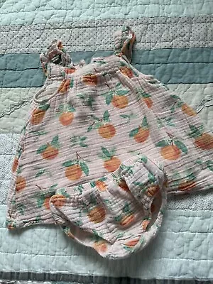 Angel Dear Dress And Bloomers Muslin Cotton Size 6 12 18 Months • $6.50