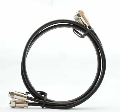 £2.99 • Buy 1 M Twin Satellite Shotgun Coax Cable Extension Kit For Sky, Fitted F Connectors