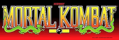 Mortal Kombat Video Game Marquee High Quality Metal Magnet 2 X 6 Inches 9163 • $8.95