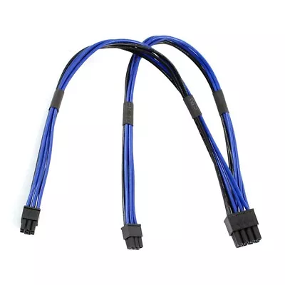 COMeap Dual Mini 6 Pin To 8 Pin PCI Express Video Card Power Adapter Cable Mac • $8.50