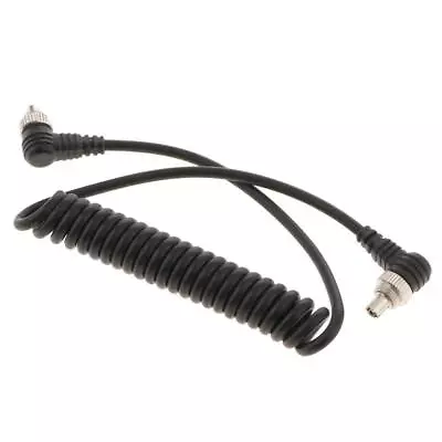 £5.18 • Buy Male To Male Flash PC Sync Cable Cord With Screw Lock For     DSLR