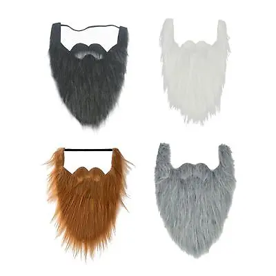 Funny Long Fake Beard Costume Dress Up Whisker Halloween Party Supplies Cosplay • $5.72