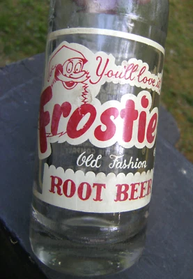 $9.99 • Buy Frostie Root Beer, 7 Oz. Soda Bottle. 1964! Crystal Lake Botl., Haverhill, Mass.