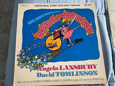 Bedknobs And Broomsticks Walt Disney Original Cast Soundtrack Vista LP Vinyl • $41.91