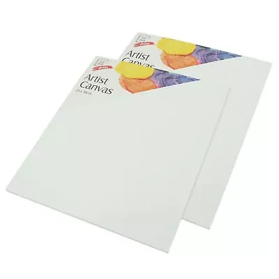 2x CANVAS PAINTING BOARDS Rectangle 25cm X 30cm Oil Acrylic Paint Art Panels • £6.99