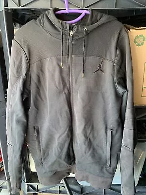 Michael Jordan Sweater Black Hoodie Small Long Sleeve Zip Up Coat Hoodie • $15