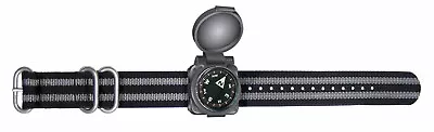 $18.99 • Buy Sun Company ArmArmour 1 Wrist Compass With Case - Gray/Black Striped Strap