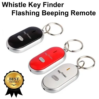 £2.35 • Buy Whistle Key Finder Flashing Beeping Remote Lost Keyfinder Locator Keyring