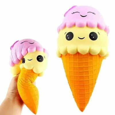 $13.88 • Buy Slow Rising S Queeze New Jumbo Cream Scented For S Quishy Toy Reliever Stress
