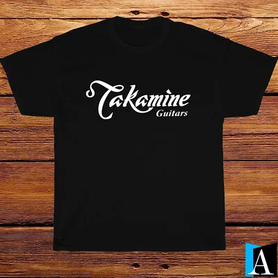 New Shirt Takamine Guitars Music Logo T-Shirt Black/White/Grey/Navy Size S-5XL • $18.50