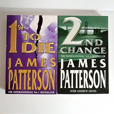 James Patterson Womens Murder Club Books 1-2 1st To Die 2nd Chance Large Paperba • $12