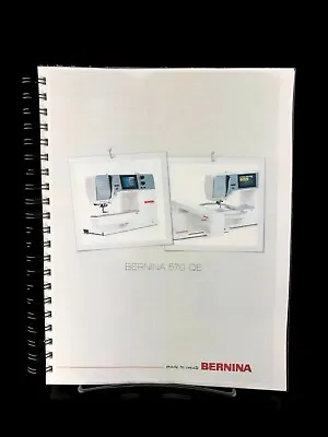 Bernina 570 QE B570 Sewing Machine Manual Instructions User Guide COLOR COPY • $26.95