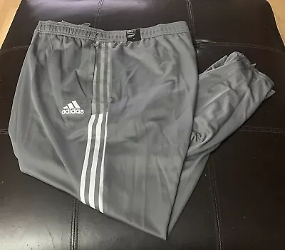 NWT Adidas Tiro21 Track Pants Big&Tall Size 3XLT Gray Soccer Futbol Pants J4 • $33.24