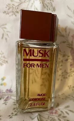 Vintage Avon Musk For Men Cologne Splash New Without Box • $29