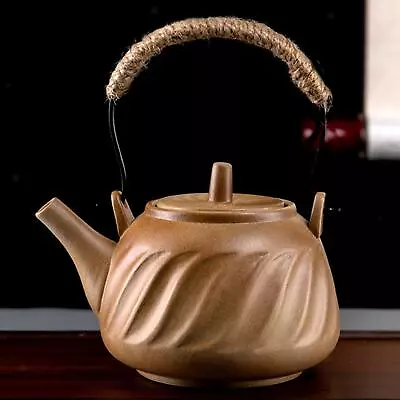 Japanese Tea Kettle With Tea Strainer Traditional Ceramic Teapot For BBQ • £16.01