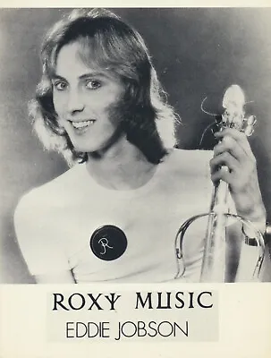 Eddie Jobson - Roxy Music - 1970s [Holland] - Publicity Press Photo • £18