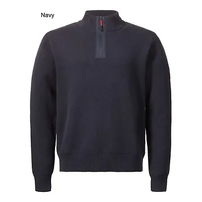 Musto Mens Salcombe 1/4 Zip Neck Knit Jumper • £99