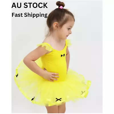 Emma Wiggle Costume Ballerina | The Wiggles Costume Dress Up Yellow Ballet Tutu • $61.95