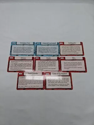 Lot Of (9) Mage Knight 2.0 Unpunched Domain Cards  • $9.90