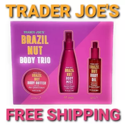 Trader Joe's Brazil Nut Body Butter Trio Set FREE SHIPPING +Gift • $33.99