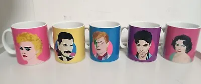 Famous Icon Celebrity 10 Oz MUG By Sabikoz Fine China Choose Artist... • £10