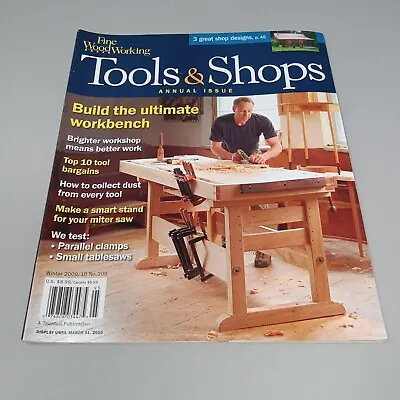 Fine Woodworking Magazine Winter 2009/2010 #209 Tools & Shops Ultimate Workbench • $3.96