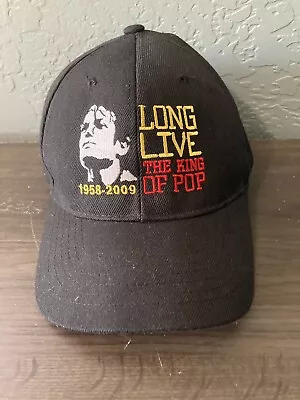 Michael Jackson “king Of Pop” Tribute Hat / Cap. 1958-2009. Adjustable. • $20