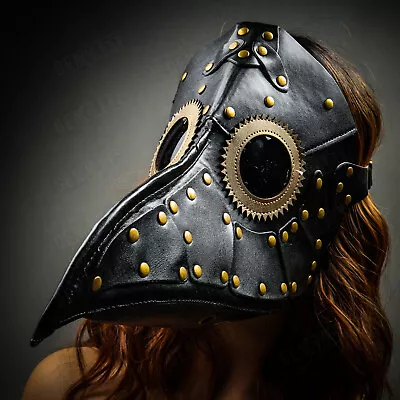 Steampunk Plague Doctor Mask Masquerade Long Nose For Halloween Costume Cosplay • $29.90