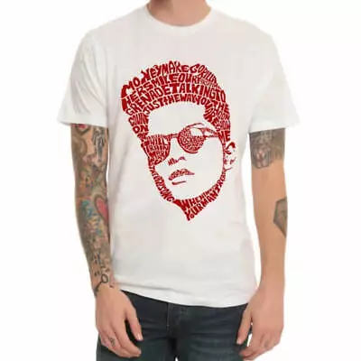 Tričko #Bruno Mars Rock White Graphic Tee Gift For Fan TE2942 • $16.99