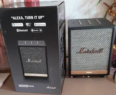 Marshall UXBRIDGE Alexa Voice Bluetooth Speaker Black - Brand New Sealed UK • £134.99