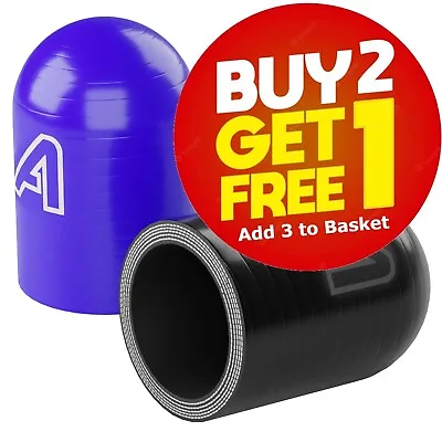 ASH Blanking Cap End Reinforced Silicone Rubber Block Off Hose Plug Bung • £12