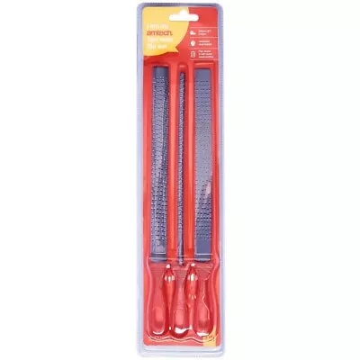 £5.39 • Buy 3 X Steel Rasp File Set Carpenter Professional Wood Tools Workshop Amtech DIY 