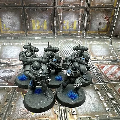 Warhammer 40K Space Marines Raven Guard Primaris Infiltrators Painted Q9R-1 • $65