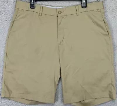 Nike Golf Shorts Mens 36 Dri-Fit Tan Standard Fit Chinos Stretch Athletic Pocket • $12.35