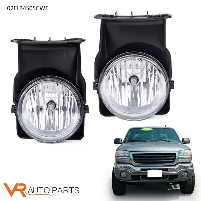 Fit For 03-07 GMC Sierra 1500 2500 3500 Pickup Bumper Fog Light Lamp Left+ Right • $25.80