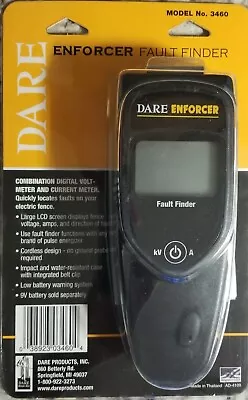 DARE ENFORCER 3460 Fault Finder Combo Digi Volt Meter & Current Meter Fence Test • $79.99