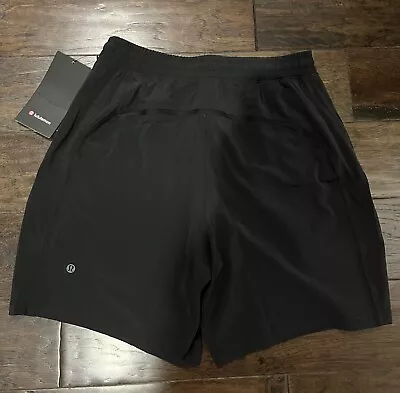 Lululemon Pace Breaker Short 7  Linerless *LL Black BLK Men's Size Med NWT • $49.99