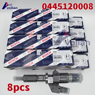 8X Bosch Fuel Injectors Fits For 2001 2002 2003 2004 6.6L Duramax LB7 0445120008 • $995