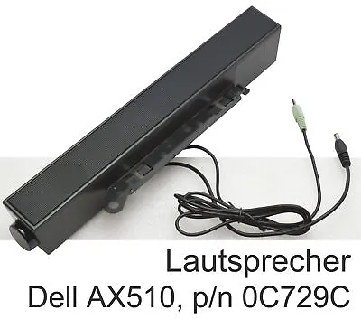 Dell AX510 Speakers For Display Monitor Dell U2412 P2412 P2312 P2212 LA1 • $23.62