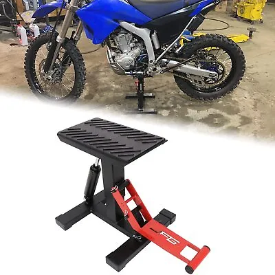 1000 Lbs Dirt Bike Lift Stand Adjustable Hydraulic Easy Lift Jack For Dirt Bike • $62.99