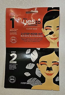 New YES To Tomatoes ~ Clear Skin ~ 2 Step Nose Kit ~ Buh-Bye Blackheads • $4.50