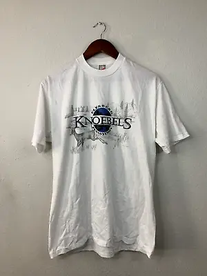 1995 Vintage Jerzees L Elysburg Knoebels Pennsylvania PA Graphic T-Shirt VTG • $20