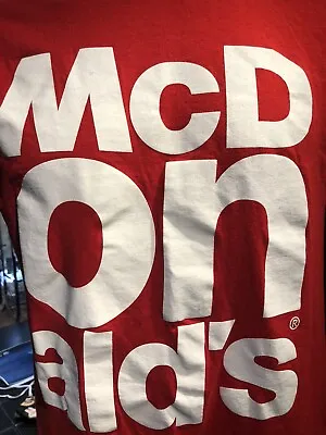 Vintage MCDONALD’S 1940 San Bernardino Ronald Mcdonald Red T-shirt • $11.96